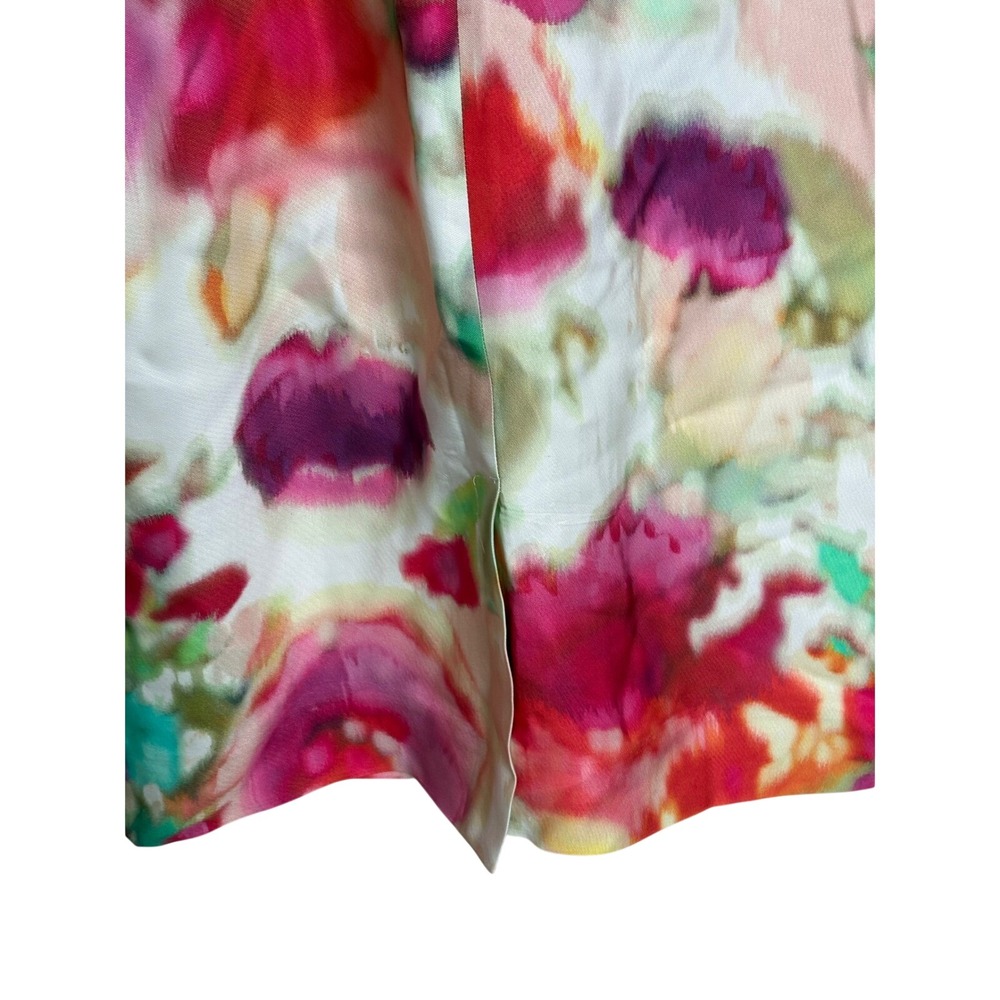 Kate Spade New York Watercolor Floral Sheath Dress Pink Red Green Size 6 - Picture 6 of 8